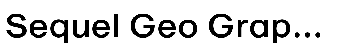 Sequel Geo Graphic Medium